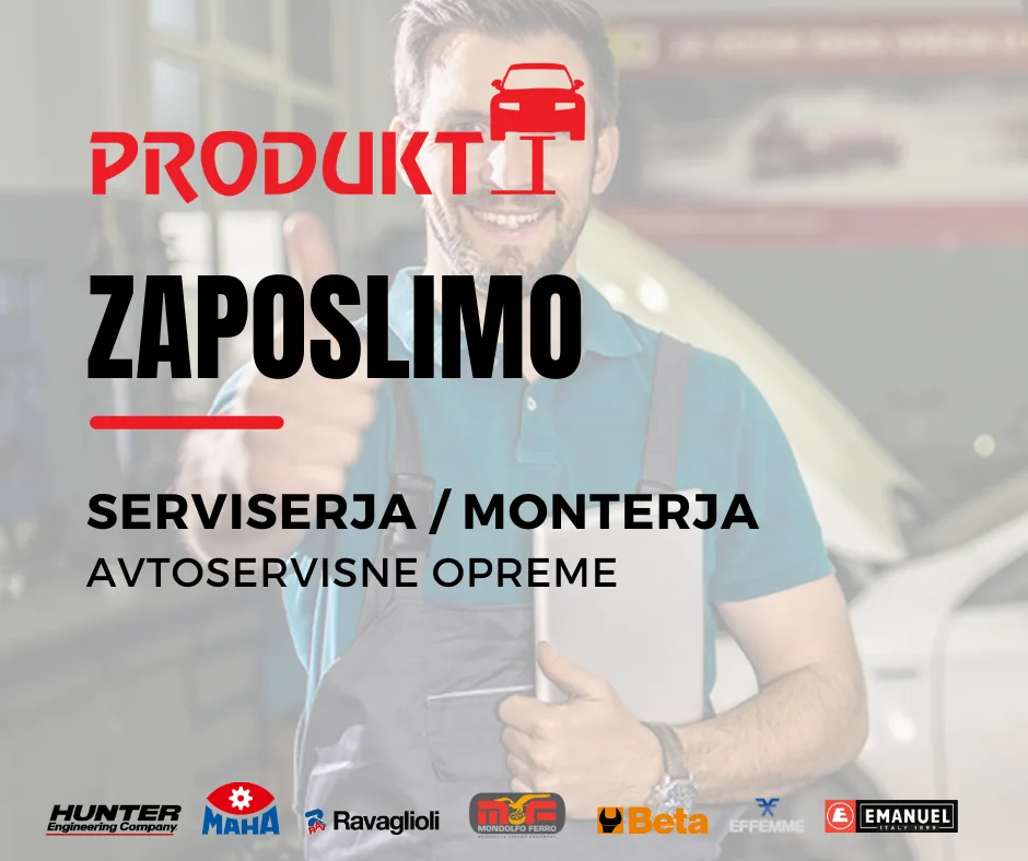 zaposlimo serviserja produkt
