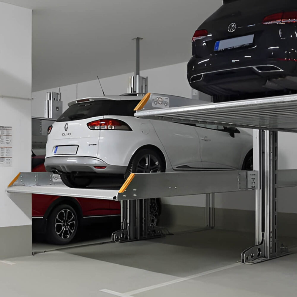 SingleVario 2061 – energetsko učinkovito parkirno dvigalo za osebna vozila (KLAUS Multiparking)