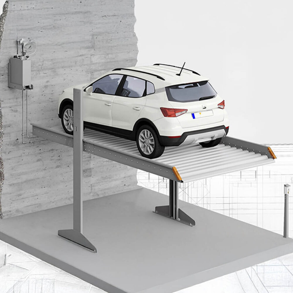 SpaceVario CP61 – cenovno dostopen sistem Pure Parker za dvojno parkiranje - KLAUS Multiparking.