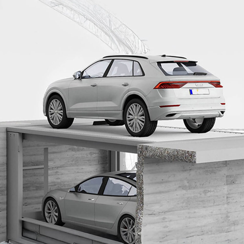 SpaceVario CPU10 - Multiparking parkirno dvigalo Pure Parker SpaceVario CPU10 – cenovno dostopen sistem Pure Parker za dvojno parkiranje - KLAUS Multiparking.